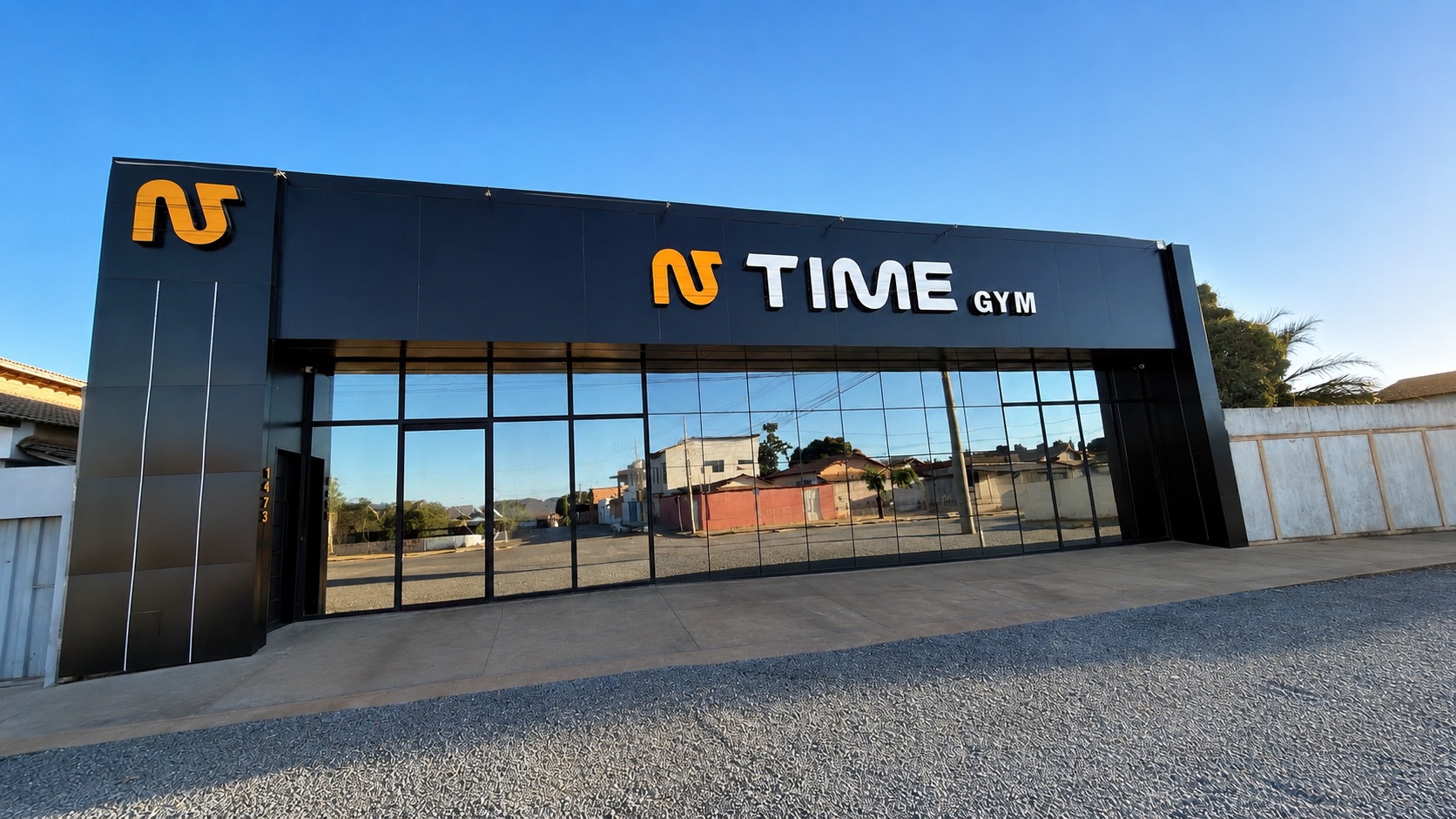 Fachada da N Time Rib. Ouro